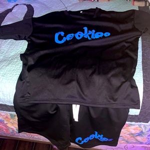 NWOT: Shirt and shorts set! Cookies inspired!!